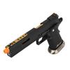 1911 Hi-Capa T-Rex Competition Gas Blowback Airsoft Pistol w/Sight Mount & Top Ports (Black/Gold)- WE-Tech view 3