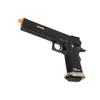 1911 Hi-Capa T-Rex Competition Gas Blowback Airsoft Pistol w/Sight Mount & Top Ports (Black/Gold)- WE-Tech view 4