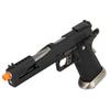 1911 Hi-Capa T-Rex Competition Gas Blowback Airsoft Pistol w/Top Ports (Color: Black & Silver) - WE-Tech view 3