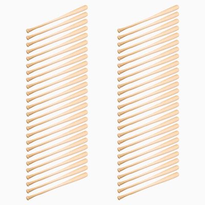 50-Pack of Craft Quality Wooden Blem Baseball Bat (32")