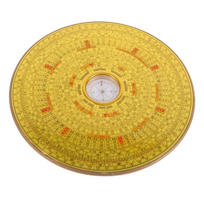Desktop Mirror Chic Supplies Chinese Survival Bagua Craft Ornament Outdoor Alloy Unique Traditional Shui Shape Multi-uses Metal Adornment Round Ancient Camping Retro Feng Compass