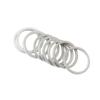 10Pack Spacer Washers Gaskets Aluminum Chainring Bolt Screws Gasket Chainring Fixing Part 1mm Thick Bicycle Crankset Gasket for Bike Bicycle view 3