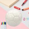 SPDTECH Soccer Ball Size 3 4 5 Pure Color DIY Kids Boy Gift Painting Together with Parents Grandparents or Kindergarten Teacher view 3