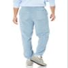 Amazon Essentials Men's Regular-Fit Recycled Polyester Microfleece Closed-Bottom Pants (Previously Amazon Aware), Dusty Blue, Medium view 2