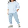 Amazon Essentials Men's Regular-Fit Recycled Polyester Microfleece Closed-Bottom Pants (Previously Amazon Aware), Dusty Blue, Medium view 4