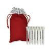 25 Personalized Golf Tees in A Pouch - The Perfect Golf Gift (25 Tees, Red Pouch, White Tees) view 1