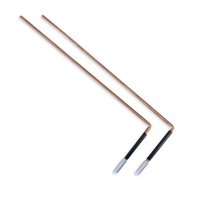 Copper DOWSING Diving RODS with Handles and Instructions for use | Spiritual Rods | Ghost Hunting Rods | Water Hunting Rods | Use for Finding Water Minerals Oil Geopathic Stress Lines Lost Objects