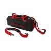 Vise Clear Top 3 Ball Roller Bowling Bag - Black/Red view 1