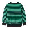 Toddler Kids Girls Boys Long Sleeve Basic T Shirt Casual Stripe Prints Sweatershirt Tees Shirt Boys (Green, 8-9 Years) view 2