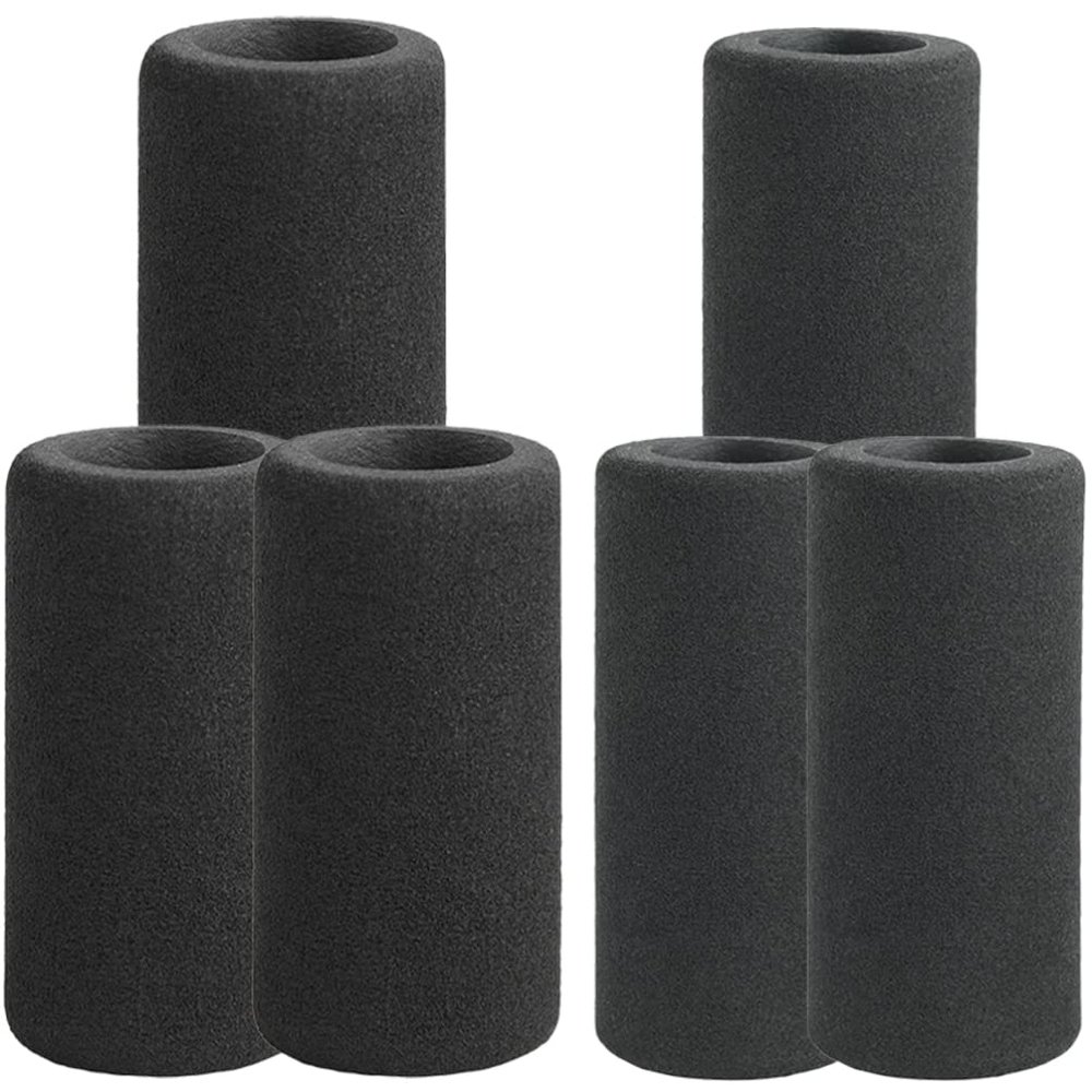 6pcs Bicycle Tires CO2 Inflator Accessories Protective Sleeve Mini Inflator Sponge Sleeves Portable Cycle Tire Pump Covers