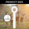 Oudain 60 Pcs Deer Urine Wick White Hunting Scent Buck Attractant for Hunting Doe Estrous Absorbing Wicks for White Tail Deer Scent Drags view 2