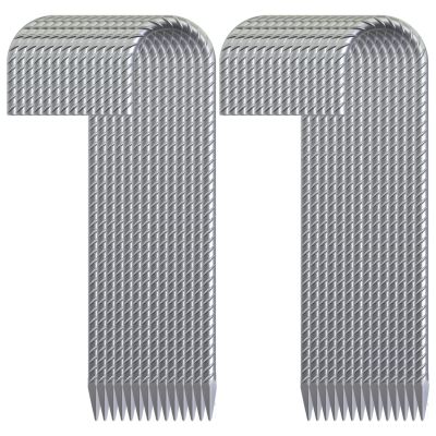 OK5STAR Rebar Stakes 16 Inch, 3/8" Diameter Tent Stakes Heavy Duty 28 Pack, Galvanized Steel Chain Link Fence Stakes Metal Ground Anchors for Outdoor Decorations, Bounce House, Trap, Fencing