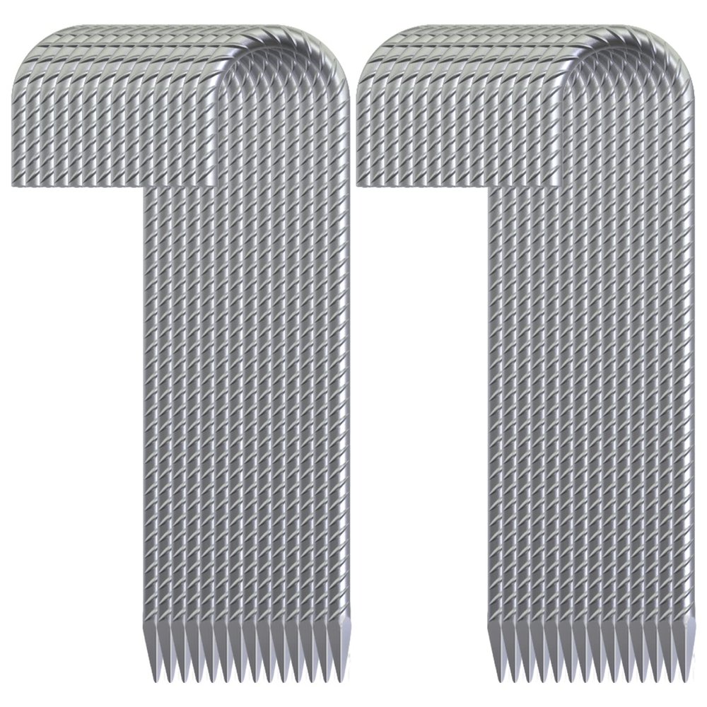 OK5STAR Rebar Stakes 16 Inch, 3/8" Diameter Tent Stakes Heavy Duty 28 Pack, Galvanized Steel Chain Link Fence Stakes Metal Ground Anchors for Outdoor Decorations, Bounce House, Trap, Fencing