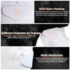 COOLOMG Youth Padded Compression Shirt Football Rugby Rib Chest Protector White S view 2