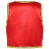 renvena Kids Boys Arabian Prince Vest Open Front Golden Dressy Waistcoat Halloween Fancy Outfits Red 10 Years view 2