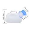 Restokki Unisex Car Bedpan, Urinal Bottle with Lid and Funnel Thickened Leak Proof, Men's and Women's Toilet Urinals, Suitable for Hospital, Home, Camping Outdoor Travel view 3