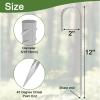 OK5STAR 12 Inch J Hook Rebar Stakes 55 Pack, Heavy Duty Galvanized Steel Tent Stakes, Anti-Rust Ground Anchors Chain Link Fence Stakes for Yard Decorations, Infltables, Canopy, Tarp, Garden view 2