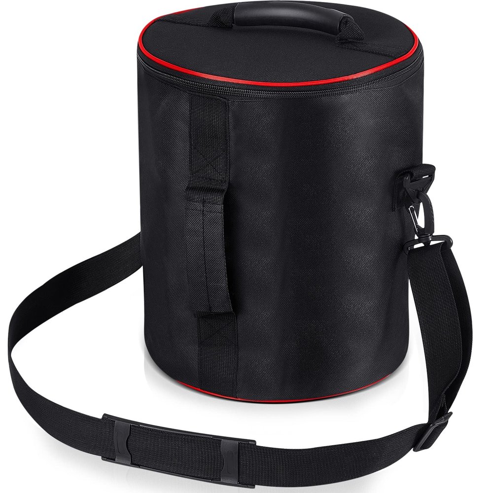 Dunzy Waterproof Hockey Puck Bag Equipment Carrying Bag for Hockey Pucks and Balls Large Capacity bag Carrier for Holding up to 50, Black(1 Pcs)