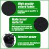 Dunzy Waterproof Hockey Puck Bag Equipment Carrying Bag for Hockey Pucks and Balls Large Capacity bag Carrier for Holding up to 50, Black(1 Pcs) view 3