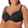 Amazon Essentials Women's Full Coverage Bra, Pack of 2, Black/Soft Petal, 40DD view 2