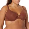 Amazon Essentials Deep Plunge Bras for Women, Lightly Lined, Pack of 2, Burgundy/Chocolate, Size 46C view 2