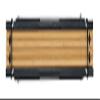 Captain Stag UC-585 Roll Table, Bamboo Unit Roll Table, Storage Bag Included view 4