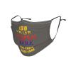 Custom Kids Face Mask Scarf Adjustable Balaclavas Customized Logo/Image/Text Mask Face Covers for Sport Outdoor Charcoal view 2