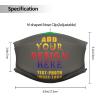 Custom Kids Face Mask Scarf Adjustable Balaclavas Customized Logo/Image/Text Mask Face Covers for Sport Outdoor Charcoal view 3