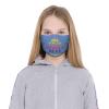 1-100 Pcs Custom Kids Reusable Breathable Face Mask Mouth Cloth Fabric Washable Masls for Sports Outdoor Party Carolina Blue view 4