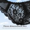 ohyeahlady Women's Sexy Lace Thong Plus Size Tanga Briefs Panties Strings Lace Lingerie Naughty Cheeky Underwear view 4