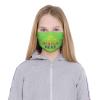 1-100 Pcs Custom Kids Reusable Breathable Face Mask Mouth Cloth Fabric Washable Masls for Sports Outdoor Party Neon Green view 4