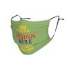 Custom Kids Face Mask Scarf Adjustable Balaclavas Customized Logo/Image/Text Mask Face Covers for Sport Outdoor Kiwi view 2