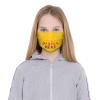 Custom Kids Face Mask Scarf Adjustable Balaclavas Customized Logo/Image/Text Mask Face Covers for Sport Outdoor Orange Yellow view 4