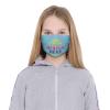 1-100 Pcs Custom Kids Reusable Breathable Face Mask Mouth Cloth Fabric Washable Masls for Sports Outdoor Party Sky Blue view 4