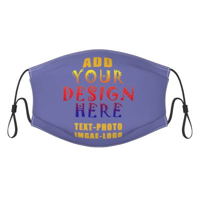 Custom Kids Face Mask Scarf Adjustable Balaclavas Customized Logo/Image/Text Mask Face Covers for Sport Outdoor Violet