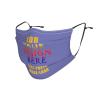 Custom Kids Face Mask Scarf Adjustable Balaclavas Customized Logo/Image/Text Mask Face Covers for Sport Outdoor Violet view 2