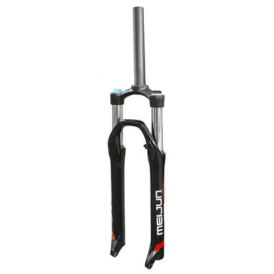 HSQMA 27.5'' Mountain Bike Suspension Fork 100mm Travel Bike Oil Spring Fork 1-1/8" Straight Tube Front Fork Disc Brake QR Manual Lockout