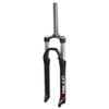 HSQMA 27.5'' Mountain Bike Suspension Fork 100mm Travel Bike Oil Spring Fork 1-1/8" Straight Tube Front Fork Disc Brake QR Manual Lockout view 1