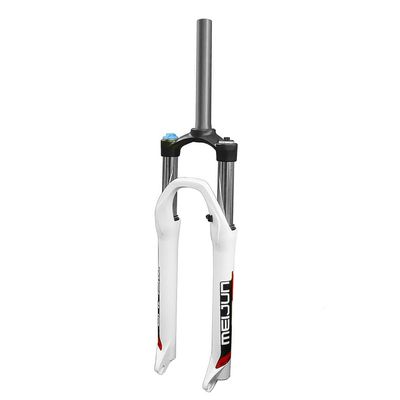 HSQMA 27.5'' Mountain Bike Suspension Fork 100mm Travel Bike Oil Spring Fork 1-1/8" Straight Tube Front Fork Disc Brake QR Manual Lockout