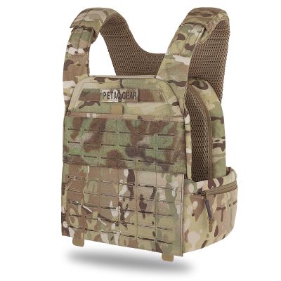 PETAC GEAR Weighted Vest Adjustable Tactical Weight Vests, Trainer Fitness Strength Endurance Workout Training Vest (MC)