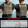 PETAC GEAR Weighted Vest Adjustable Tactical Weight Vests, Trainer Fitness Strength Endurance Workout Training Vest (MC) view 3