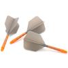 CUESOUL ROST T19 Integrated Dart Shaft and Flights Big Wing Shape Grey 33mm-Say Goodbye to Falling Dart Flight view 3