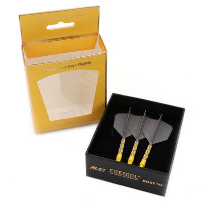 CUESOUL ROST T19 Integrated Dart Shaft and Flights Big Wing Shape Grey 33mm-Say Goodbye to Falling Dart Flight