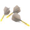 CUESOUL ROST T19 Integrated Dart Shaft and Flights Big Wing Shape Grey 33mm-Say Goodbye to Falling Dart Flight view 3