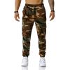Men's Chino Pants Regular, Slim Fit Chinos For Men Work Out Pants Regular Jeans Solid Color Ripped Holes Frayed Gradient Washed Trousers Stretch Msn Kahkis Office Joggers Kahi (M, Army Green-2) Ymosrh view 3