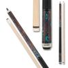 Action Fractal Billiards Pool Cue Stick - Walnut w/Aqua - 18oz view 1