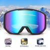 EXP VISION Ski Goggles Anti-Fog Child Snowboard Goggles with UV Protection, Over The Glasses Snow Goggles for Adult Kids view 2
