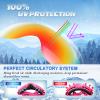 EXP VISION Ski Goggles Anti-Fog Child Snowboard Goggles with UV Protection, Over The Glasses Snow Goggles for Adult Kids view 4
