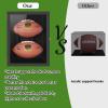 TJ.MOREE 2 Football Case Display Case Full Size, Rugby Holders for Balls Display, Wall Mount Shadow Box with Locks for Home Football Collector Memorabilia Autograph Balls - Black view 3