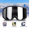 EXP VISION Ski Goggles Anti-Fog Child Snowboard Goggles with UV Protection, Over The Glasses Snow Goggles for Adult Kids view 2